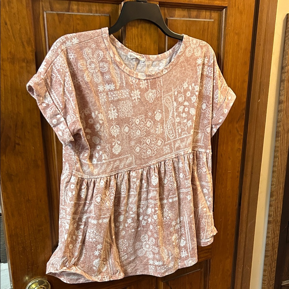 Floral Patterned Women's Top